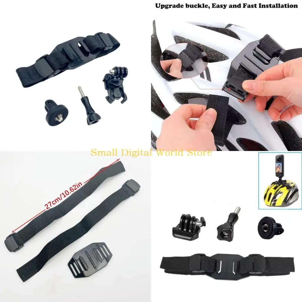 77UB Cinghie per casco per scene multiple per staffe per fotocamera Configurazioni semplici Non sono necessari strumenti