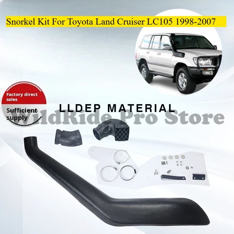 For Toyota Land Cruiser LC105 1998-2007 Snorkel Kit Waterproof Air Suction Tube Off-Road 4x4 Robust and Durable Off-Road Adventure