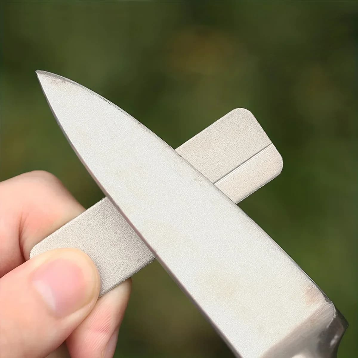 Portable sharpener with diamond Mini key rings Camping tool with nail file Embedding Compact pocket knife for outdoor, kitchen