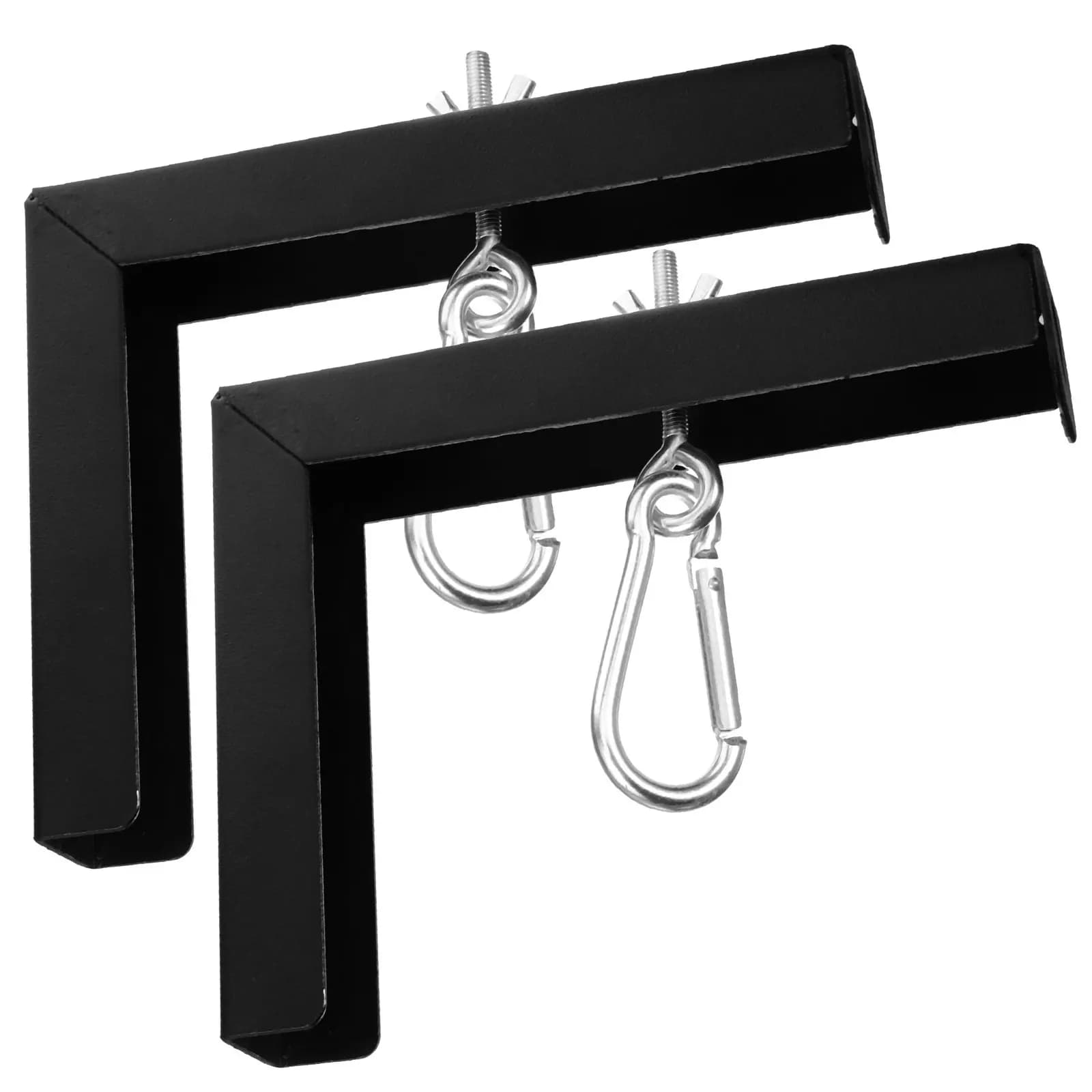 Supporto da parete per schermo del proiettore, 2 pezzi, staffa a L, gancio per schermo del proiettore regolabile in ferro resistente per casa, ufficio, aula