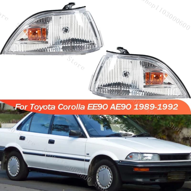 For Toyota Corolla EE90 AE90 1989 1990 1991 1992 Auto Front bumper Light Angle Lamp Light
