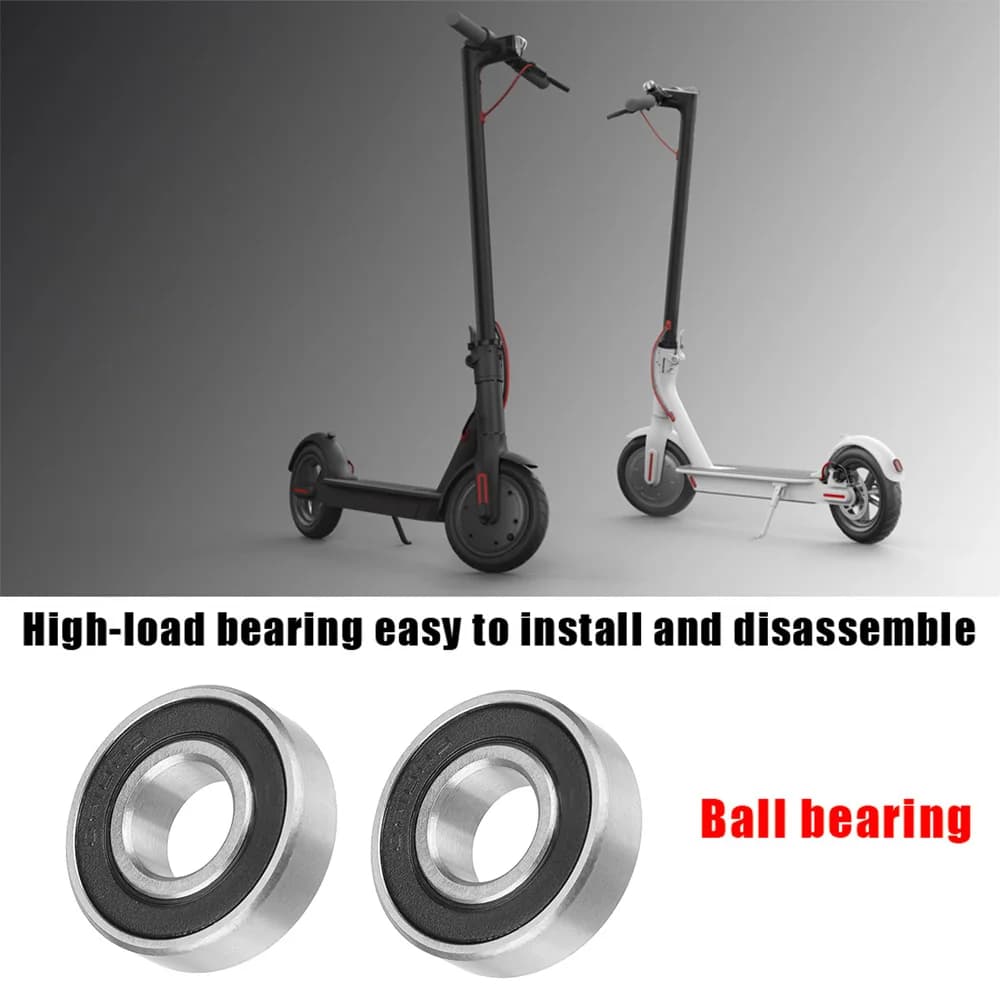 Rear Wheel Hub Ball Bearings 6001RS High Speed Precision Bearing For Xiaomi M365 Pro 1S For Ninebot G30 All Electric Scooter