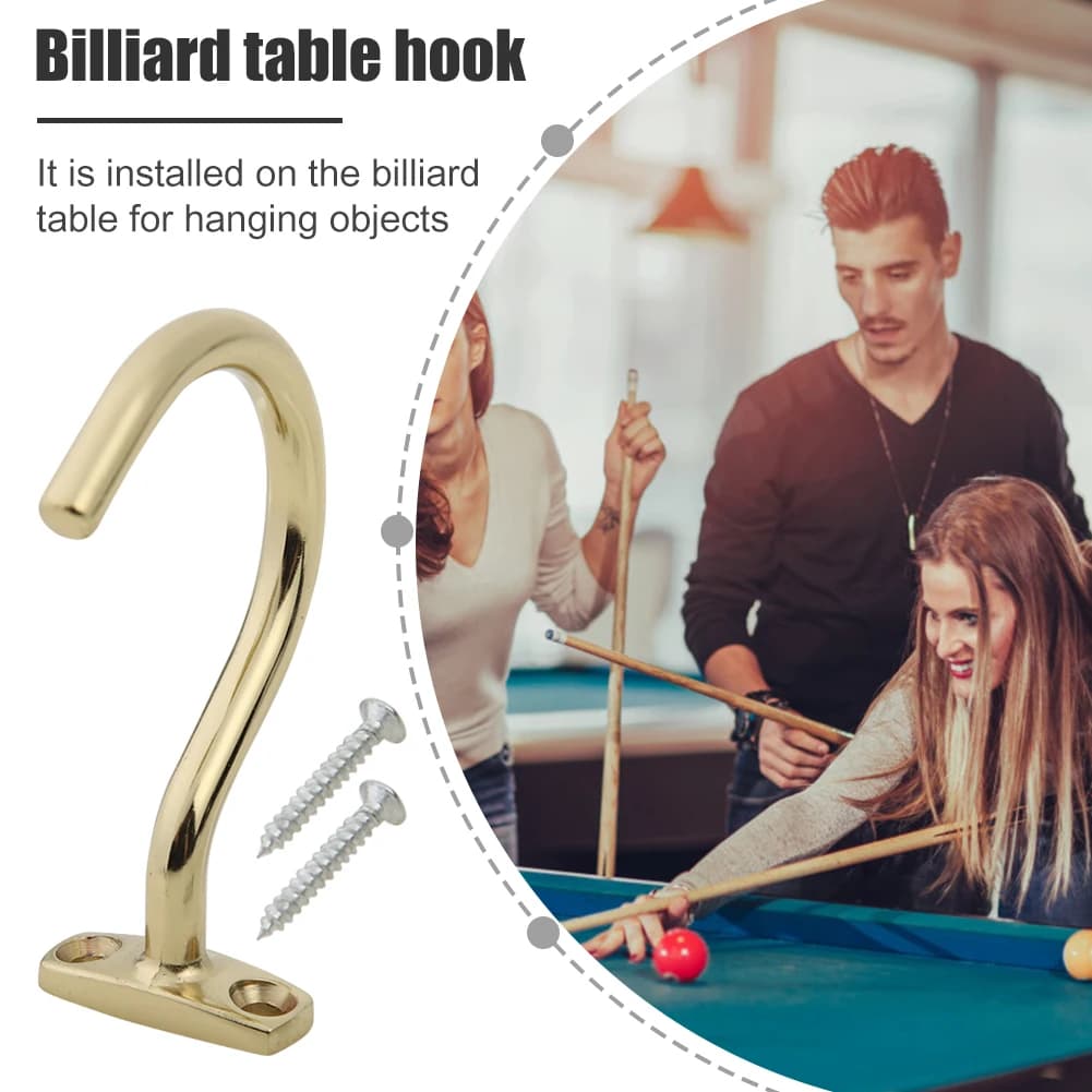 Iron Billiards Pool Table Tripod Hook Cue Racks Holder for Snooker Accessories