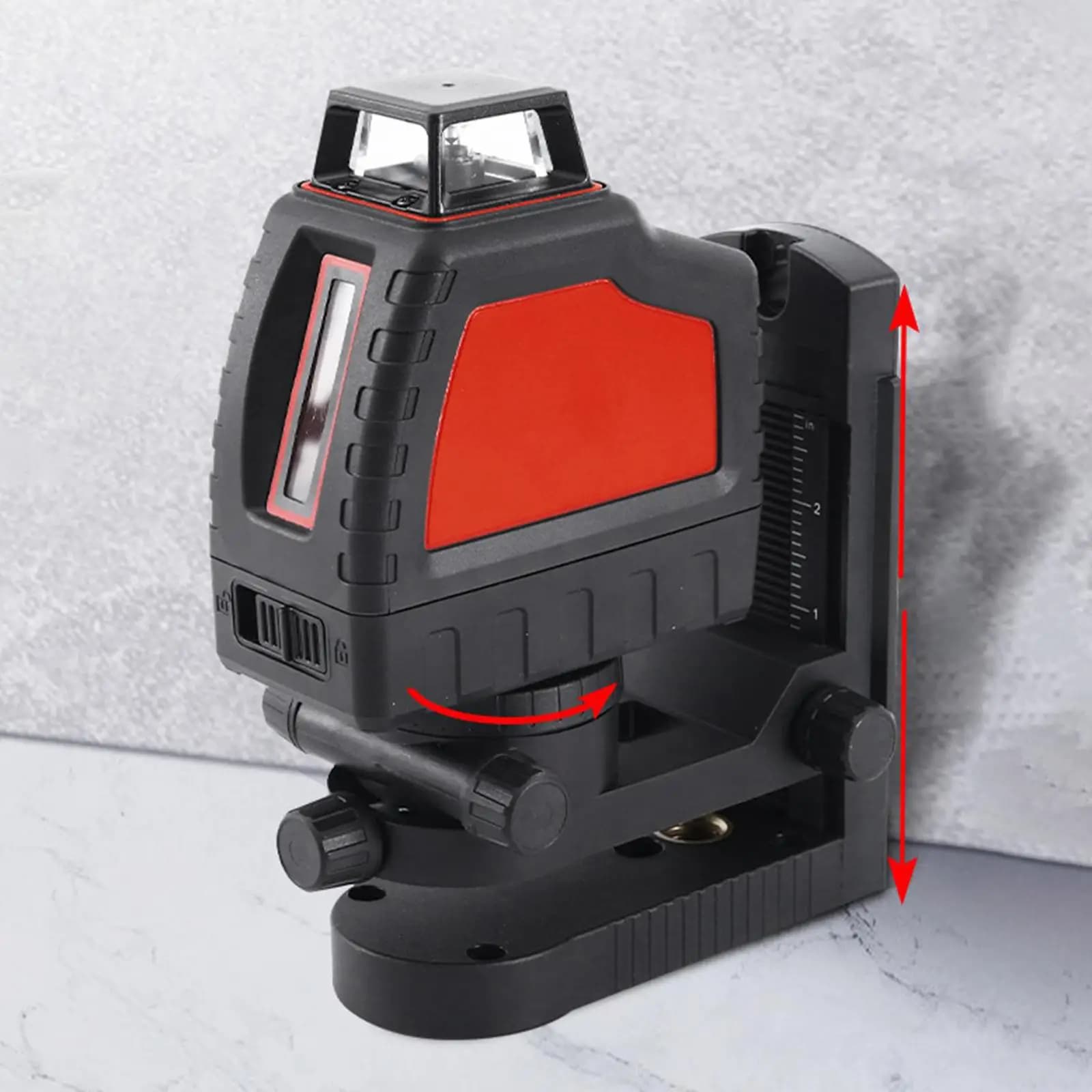 Supporto Regolabile in Altezza con Base Magnetica Girevole per Costruzioni, Rilevamenti e Miglioramenti Domestici
