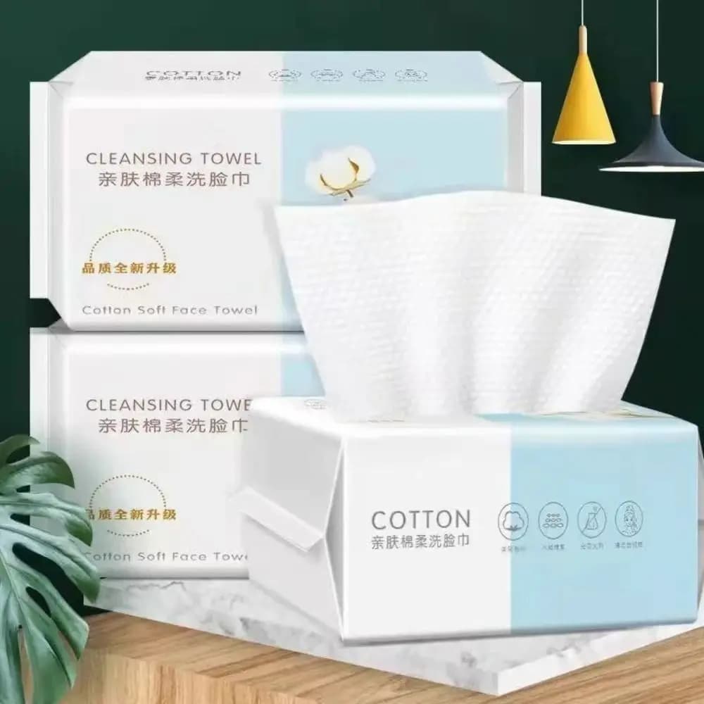 Asciugamano per il viso usa e getta spesso portatile cura della pelle tessuti Non tessuti Make Up rimozione salviette asciugamani per la pulizia del viso delicati sulla pelle