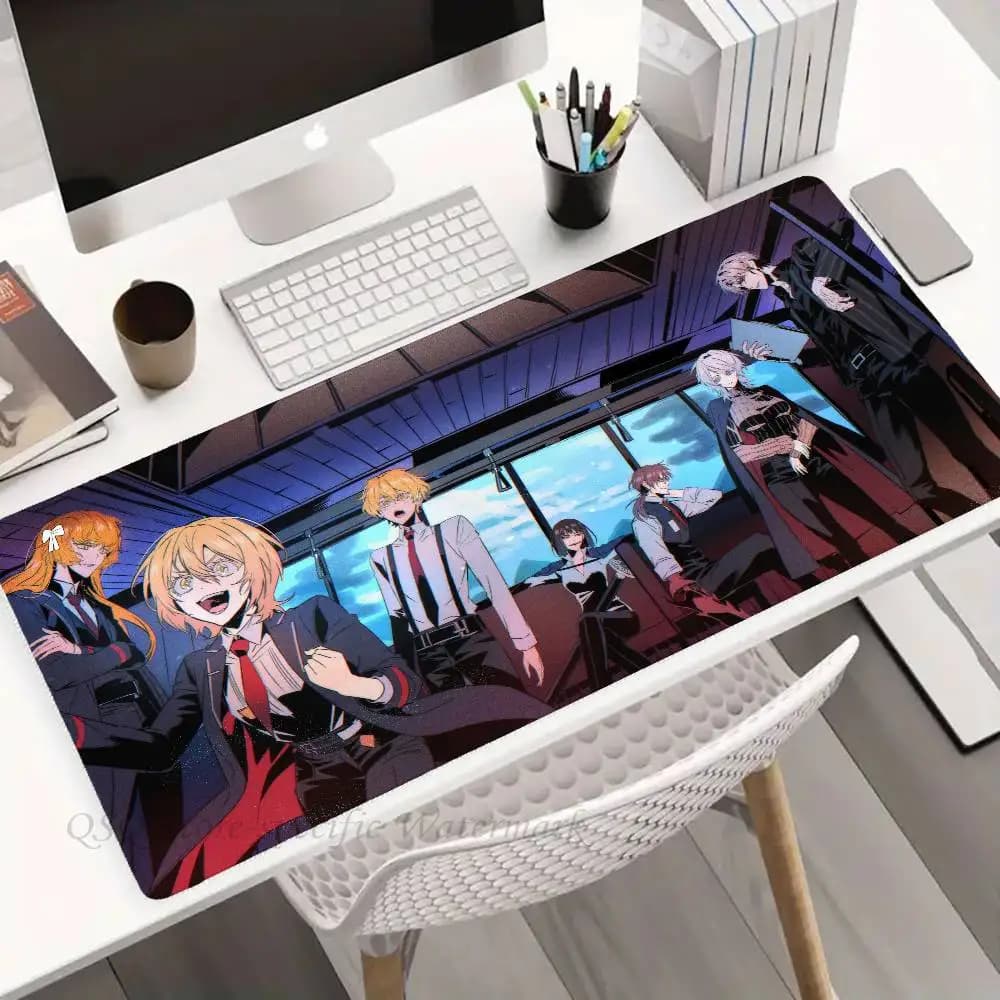 Limbus C-Company Game Anime Mousepad Non-slip Suitable For Office Computers Laptops E-sports Game Desk Mats XXL Keyboard