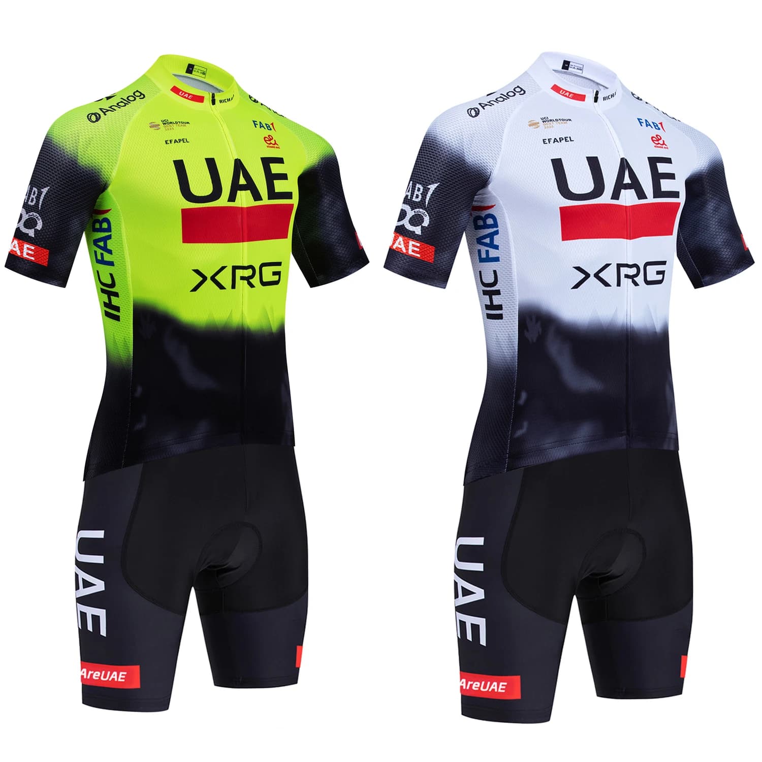 New Tour 2025 UAE Team Cycling Maillot Jersey Shorts Men Women Cycling Road Bike Riding Bike T-shirts Clothing