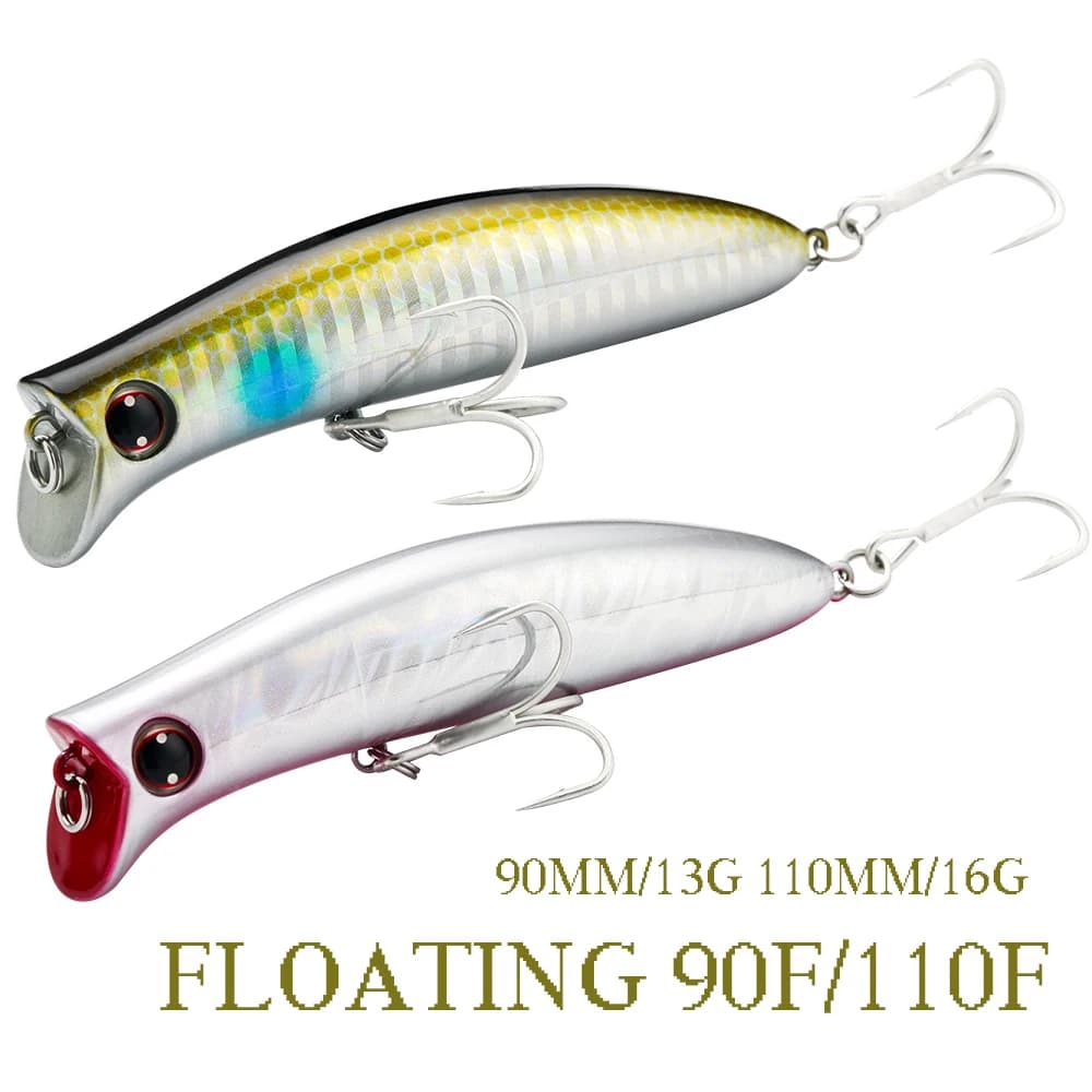 Minnow Fishing Lure esca da pesca artificiale 110mm Floating Crankbait Wobblers in acciaio ad alto tenore di carbonio Hook esche da pesca flotante
