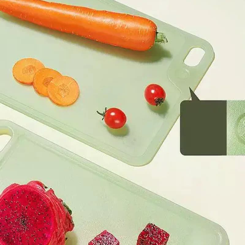 Double Sided Antimicrobial Cutting Board for Kitchen Chopping Baby Food Odor Resistant Dishwasher Safe Tray