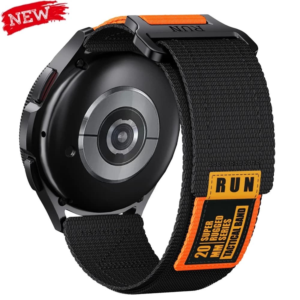 RUN nylon strap 20mm 22mm universal spare strap for men sports watch bracelet accessories for colorful belt