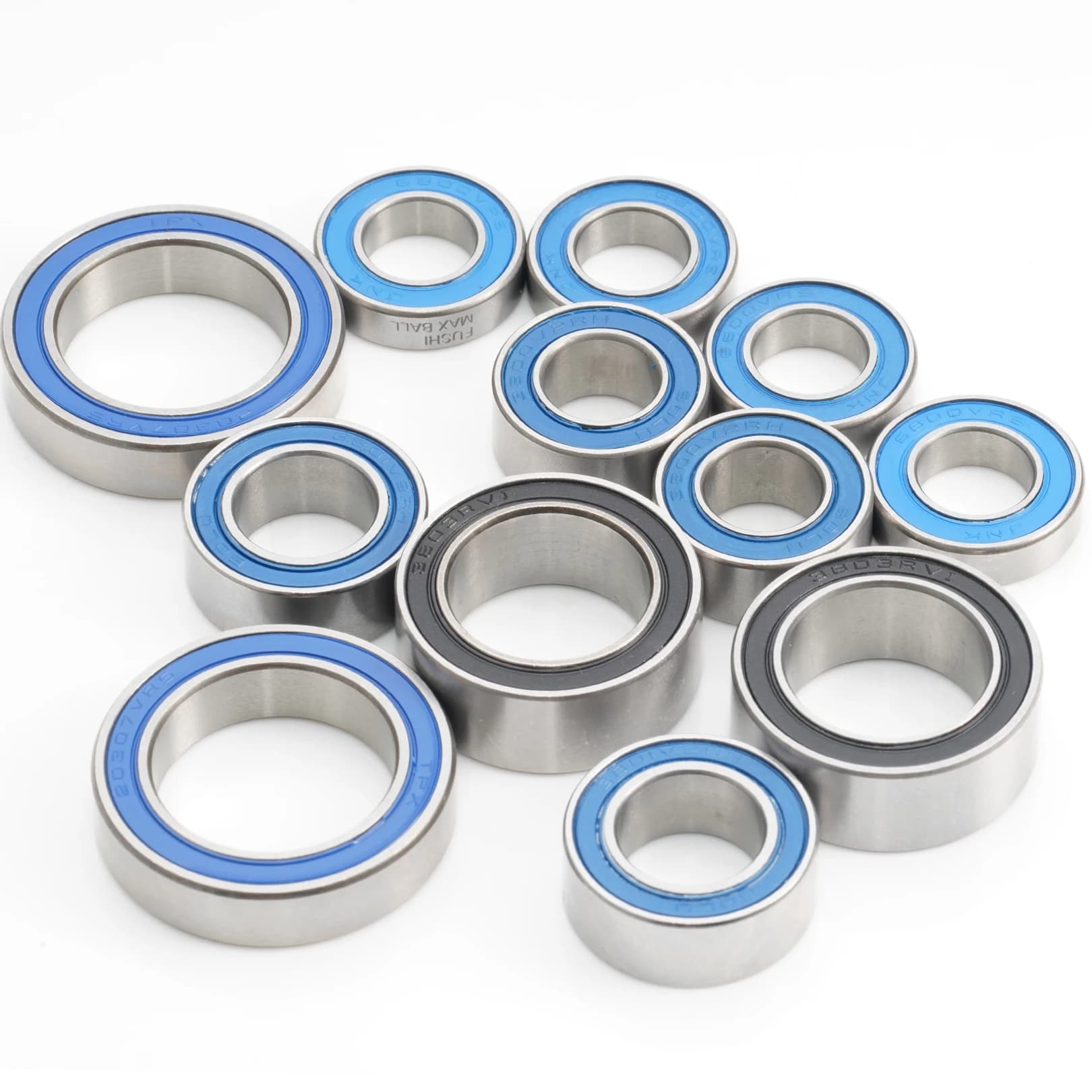 12PCS Kit Cuscinetti Mozzo Ruota Bici Cuscinetti MAX Perno Bici In Acciaio Cromato Per Binario 2020-2025 Collegamento Sistemi Telaio Bicicletta Set