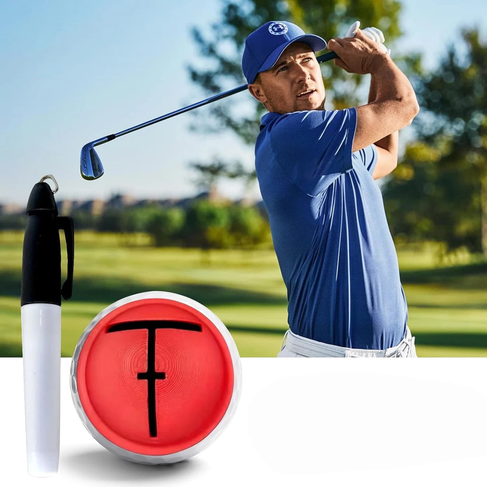 Golf Ball Liner Golf Alignment Tool for Universal Use with Any Golf Ball Putting Aid for Accurate Targeting and Stroke
