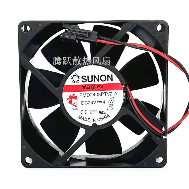 Ventola di raffreddamento a 2 fili SUNON PMD2408PTV2-A CC 24 V 4,1 W 80 x 80 x 25 mm
