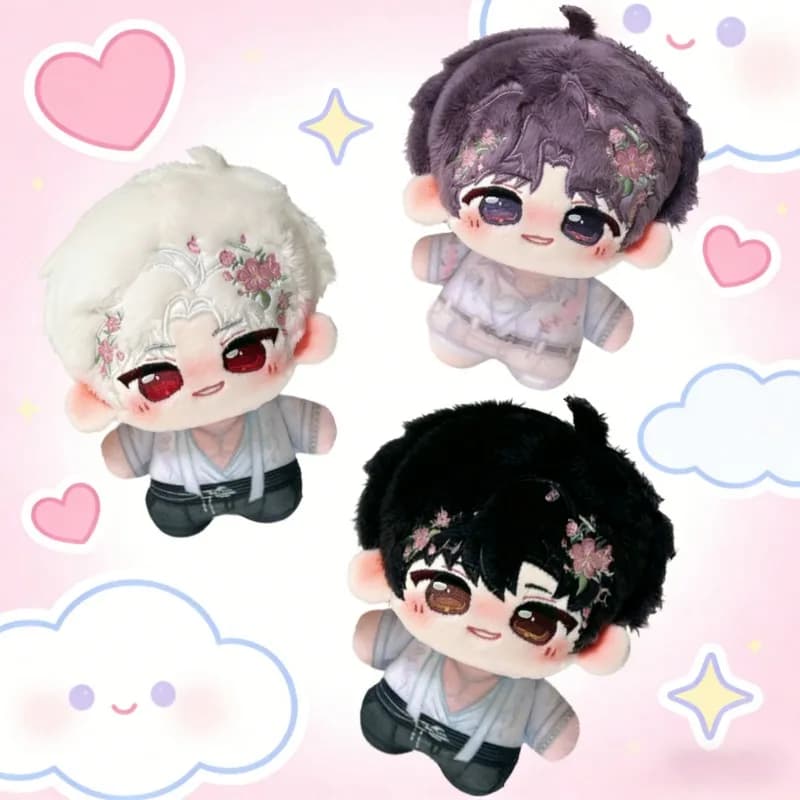 Peluche Kawaii Stile Matrimoniale Qi Yu, Bambola di Cotone Sylus Caleb Zayne Aster, Peluche da 10 cm del Gioco Love and Deep Space