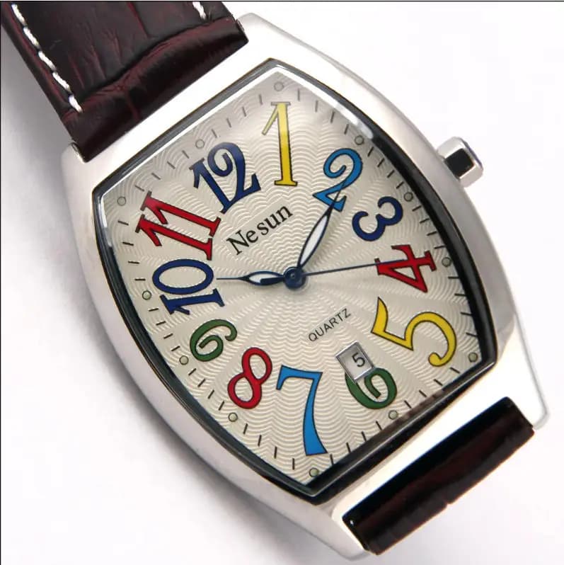 Svizzera Luxury Brand NESUN orologi da donna giappone orologio al quarzo donna impermeabile in vera pelle con data automatica orologi da polso N8341