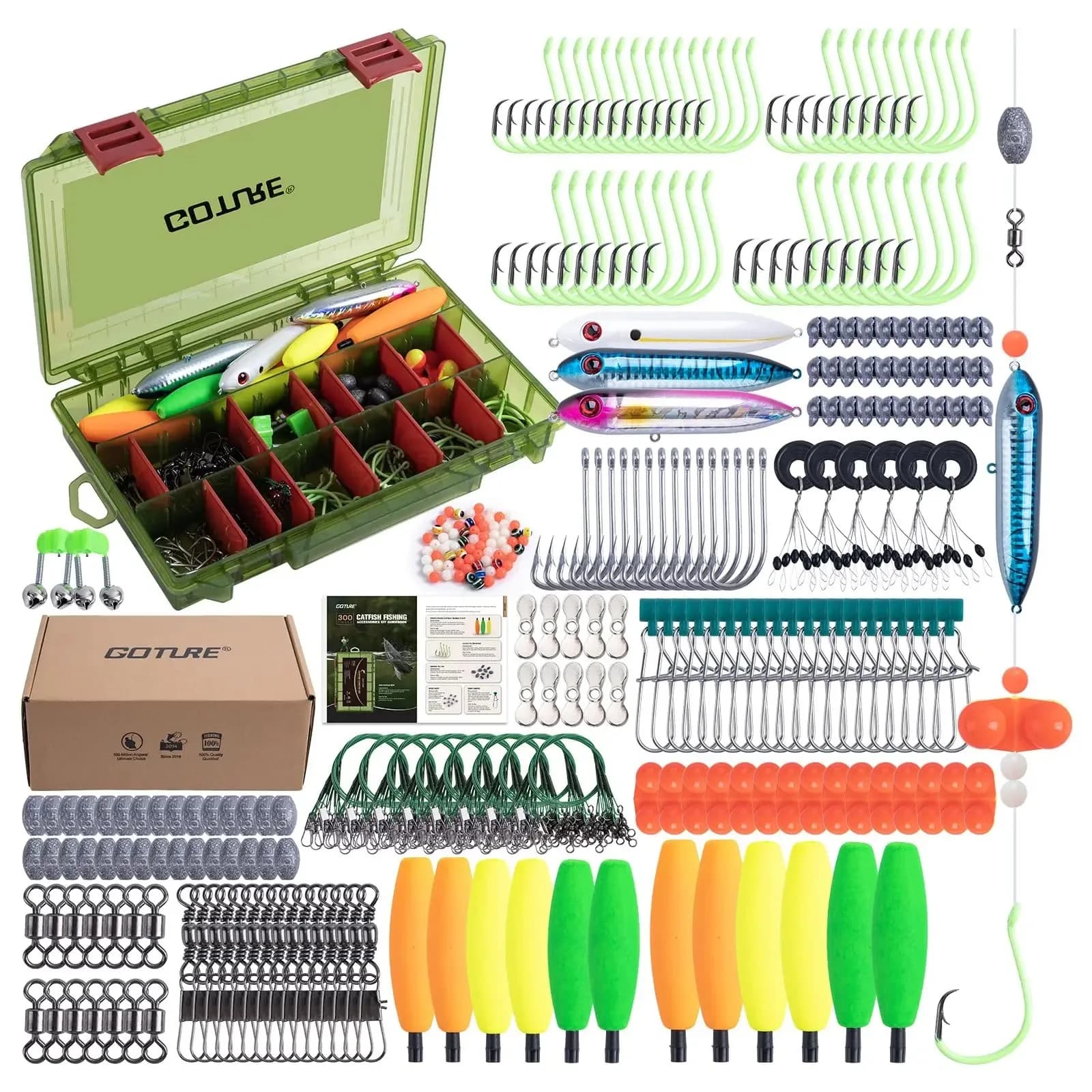 Fa-da-Te Fish Fishing Kit Cat Goture, Fishing Equipment with Box, Fish Fishing Accessories Cat, Men's Gift