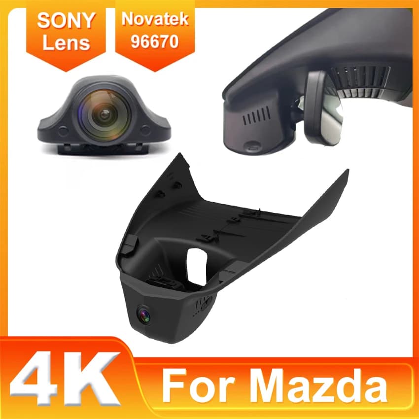 Auto DVR Has roof opening For Mazda CX-50 CX 50 CX50 2023-2025 Plug and Play Dash Cam Video Recorder DashCam 4K for CX-50