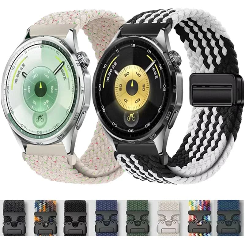 Cinturino magnetico in nylon da 20mm 22mm per Huawei Watch 5 GT6-5 Pro GT6-5-4-3 46mm Bracciale sportivo Amazfit BIP 5-6/Balance 2-1