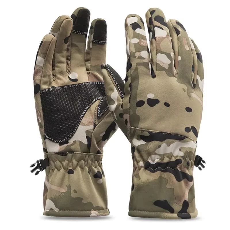 Men's Tactical Gloves for Hunting, Fishing, Skiing, Camping and Cycling, Waterproof, Anti-slip, with Touch Screen