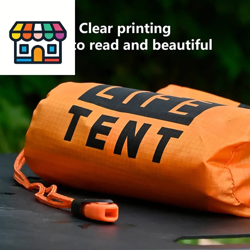 Emergency waterproof portable fur bag to save life, outdoor waterproof camping equipment, tent insulating bag