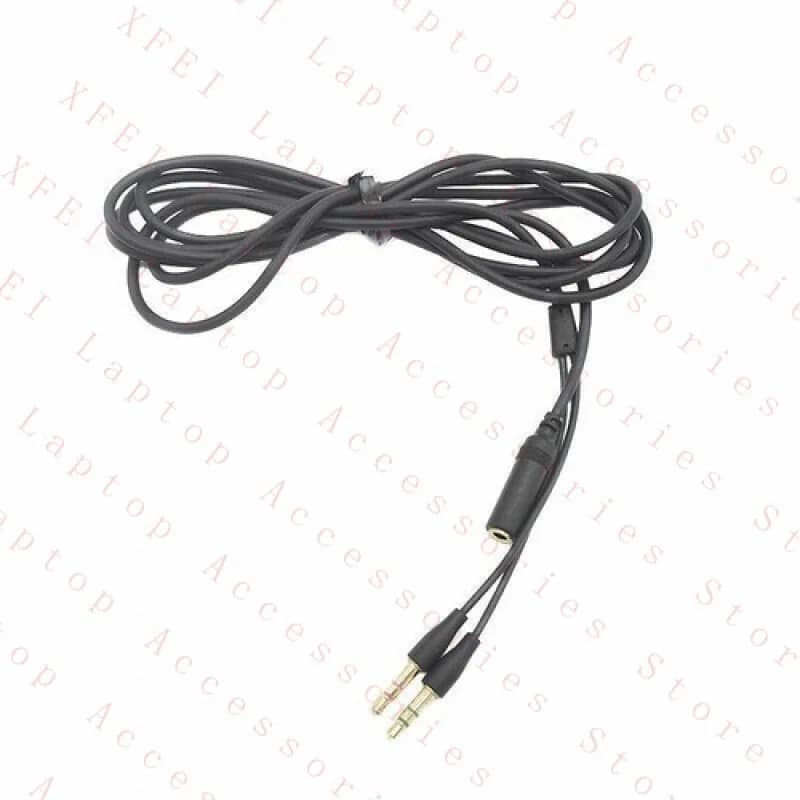 Splitter 3.5 mm long F cable for Kingston HyperX Cloud gaming headphones