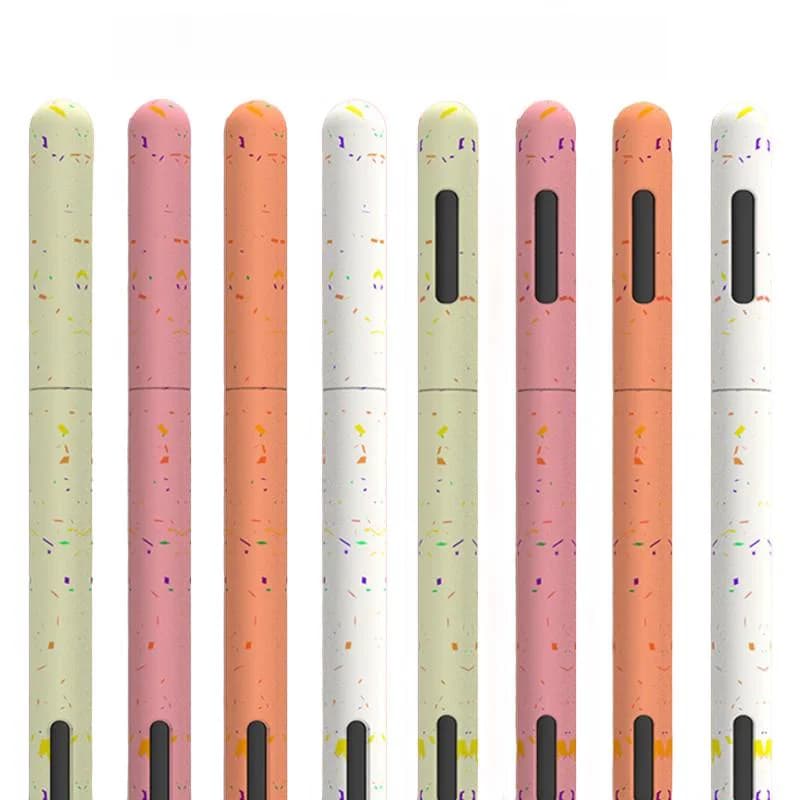 Custodia per penna per Samsung Galaxy Tab S10 Ultra S9 S8 S7 FE S6 Lite Tablet Stilo Custodia protettiva in morbido silicone antiurto antiscivolo