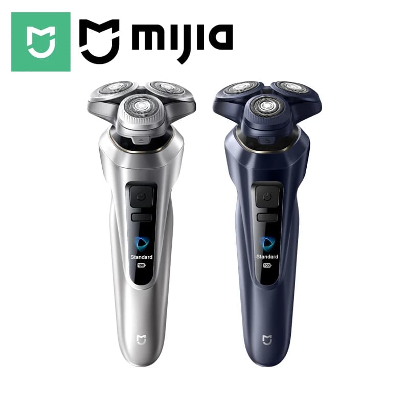 Rasoio Elettrico MIJIA Pro – 360 ° Testina flottante, Doppio blocco ad anello, Display a colori intelligente, IPX8 per uso bagnato e asciutto, USB-C, Rasoio a lunga durata della batteria