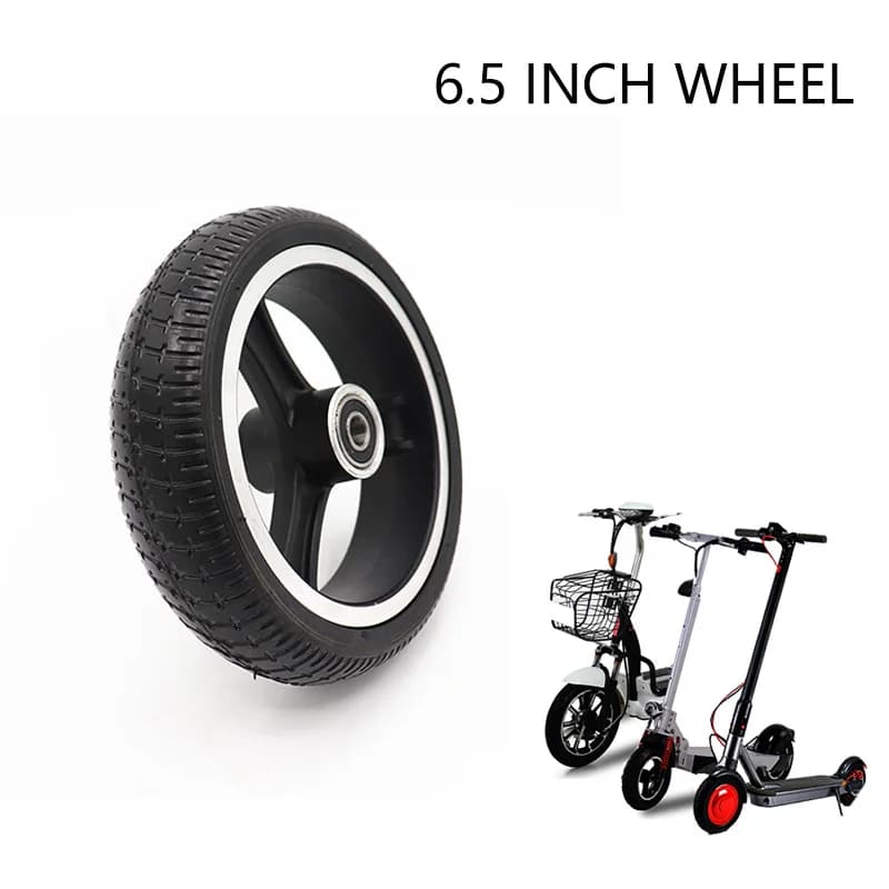 Parte di pneumatico antideflagrante con ruota solida 165x45 da 6,5 pollici per mini scooter elettrico