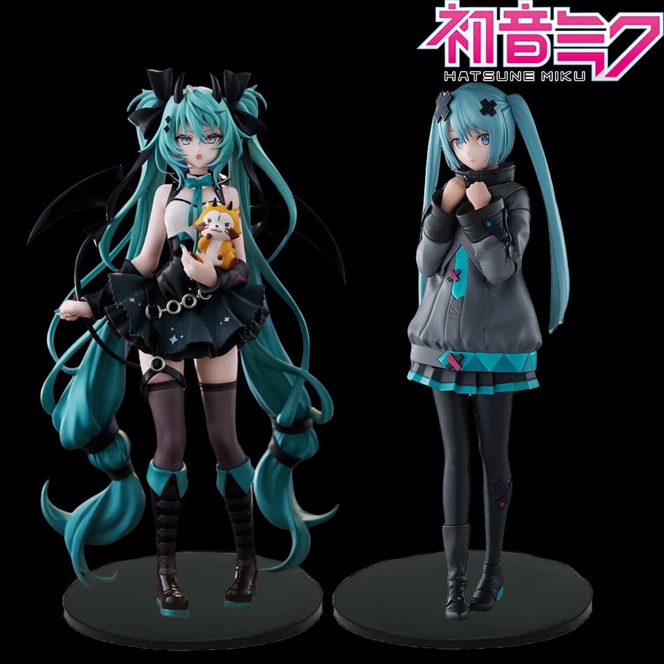 Nuova Statuetta Anime Hatsune Miku, Modellino in PVC Kawaii, Action Figure del Piccolo Diables Procione, Ornamenti da Collezione, Giocattoli e Regali di Natale