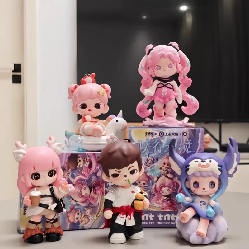 Tntspace Honor Of Kings Canyon Esports Gamer Blind Box Figurine Giocattoli da collezione alla moda e regali periferici per i giocatori