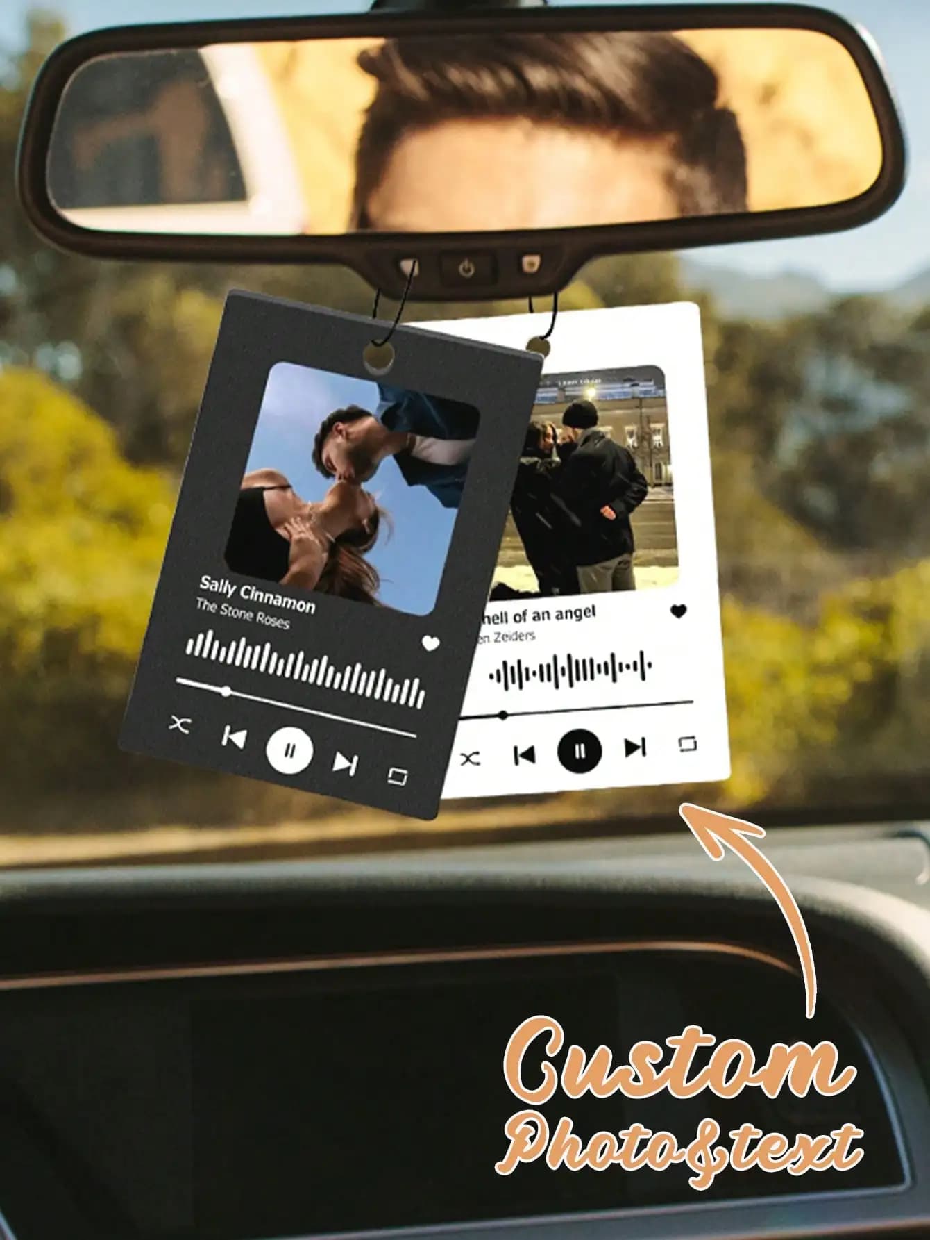 Deodorant for Custom Cars with Photos and 9 Fragrances, Custom Gift for Valentine's Day, Anniversary, Birthday