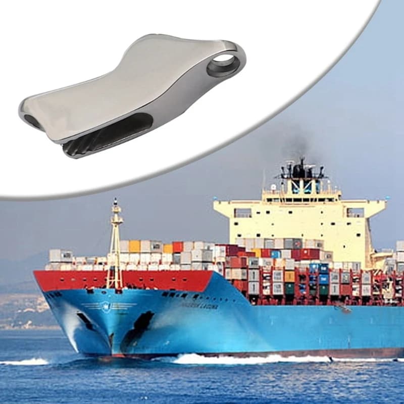 Super Sale Marine Grade 316 Stainless Steel Rope Clamp with 2 Screws for Yacht