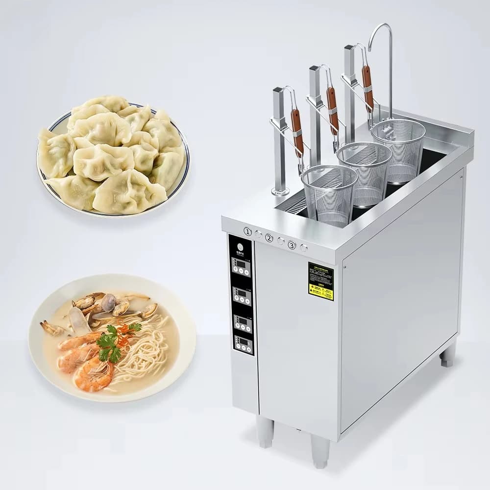 Fornitura in fabbrica Cottura Attrezzatura da cucina Sollevamento automatico elettrico Caldaia per noodle Macchina per pasta Fornello per pasta per ristorante