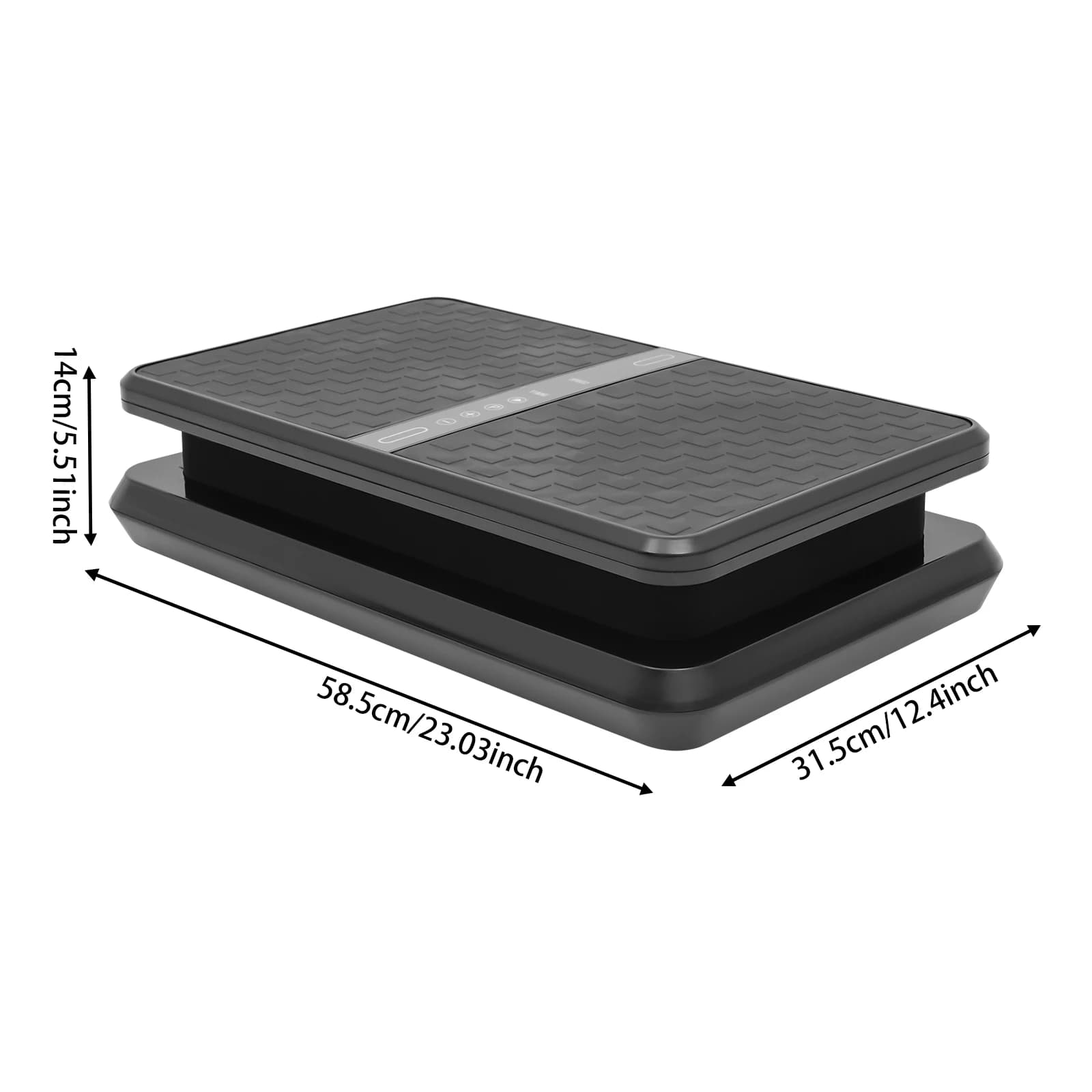Macchina per esercizi con piastra vibrante da 200 W 110 V, piattaforma vibrante, piastra vibrante per donne e uomini Perdita di peso per tutto il corpo