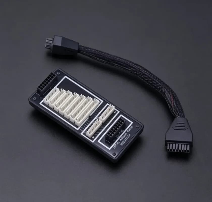 UP14S Balance Charging Adapter Board, 6-14S LiPo Expansion Charger Plate with 9 Sockets for RC Drone Model Airplane