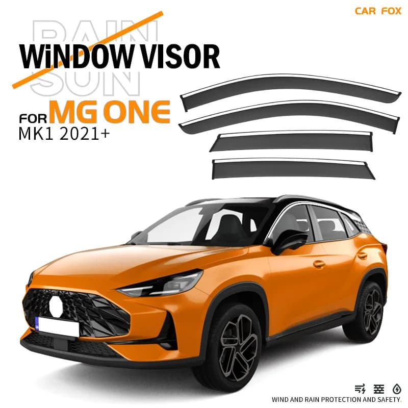 4 pz Per MG ONE 2021 + Finestra di Automobile Visiera Tenda Shelter Parabrezza Finestrino Laterale Pioggia Parasole Accessori Auto Car Styling