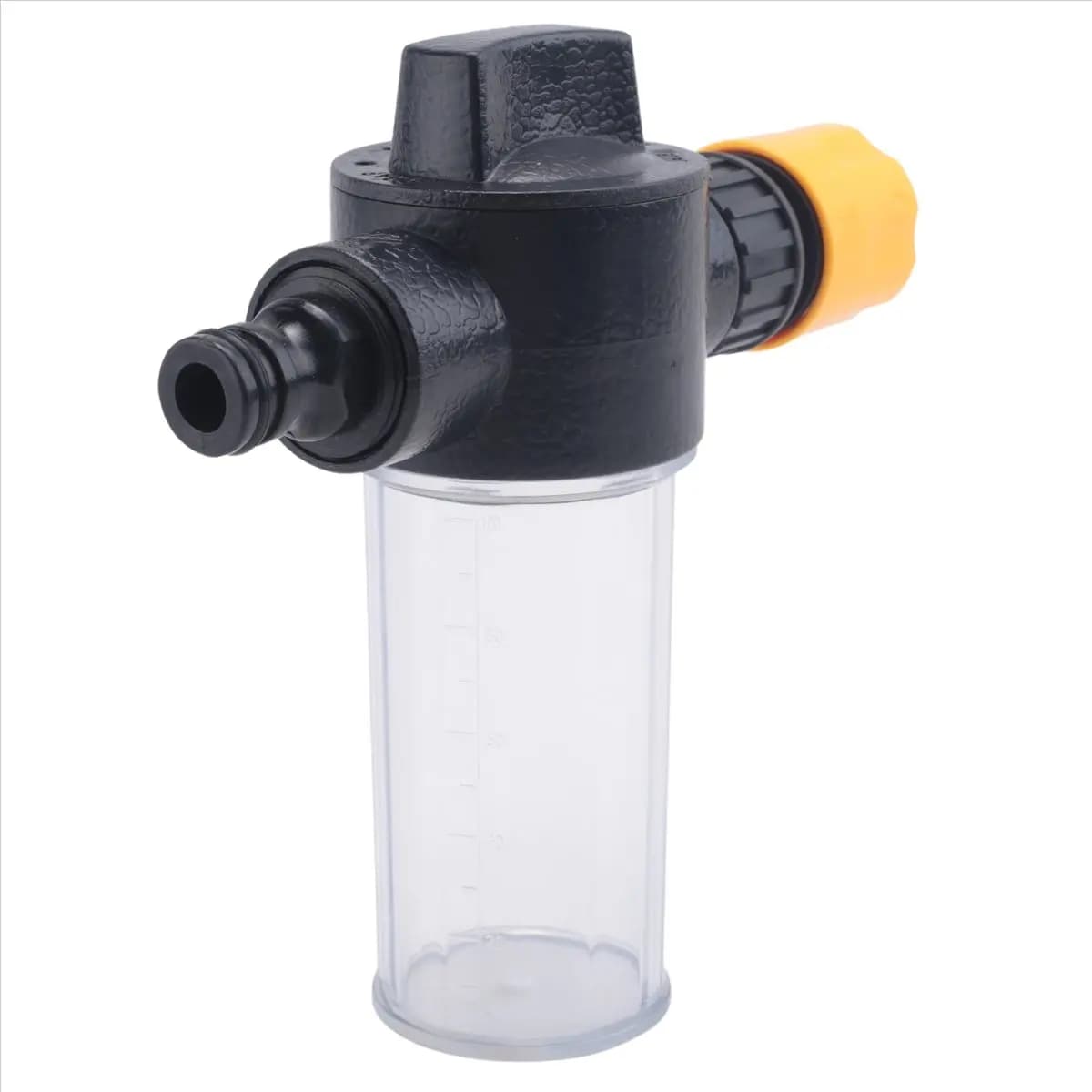 #54E Outdoors,Boat Engine Flush Mixer Liquid Flow Valve with Garden Hose (black&yellow)