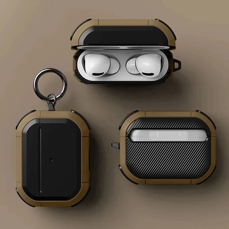 Custodia di lusso antiurto per auricolari Apple AirPods Pro 1 2, cover per cuffie Bluetooth wireless, custodia per Airpods 3 2 1, borsa per custodia di ricarica