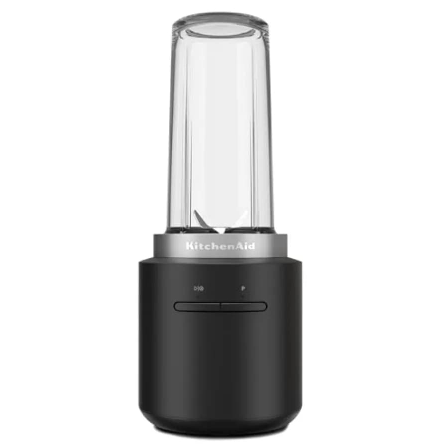 Frullatore Personale Portatile Go Cordless - Nero Opaco, Batteria Venduta Separatamente, per Smoothie On-the-Go, Durevole e Senza BPA