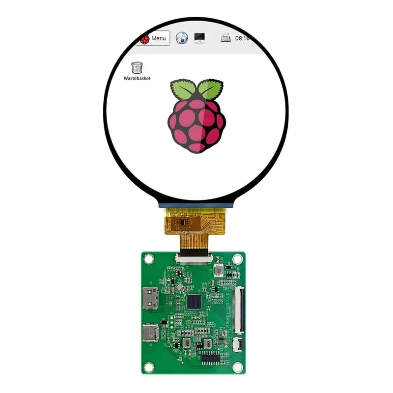 Schermo LCD TFT IPS da 4 Pollici 720x720, Modulo Display HMI per Scheda di Sviluppo Raspberry Pi