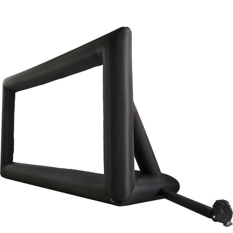 Schermo Gonfiabile per Proiettore da 16 Piedi, Schermo Cinematografico Gonfiabile da Esterno con Ventilatore da 250W, Schermo Gonfiabile in Tessuto Oxford per Giardino, Home Theater, Feste a Tema