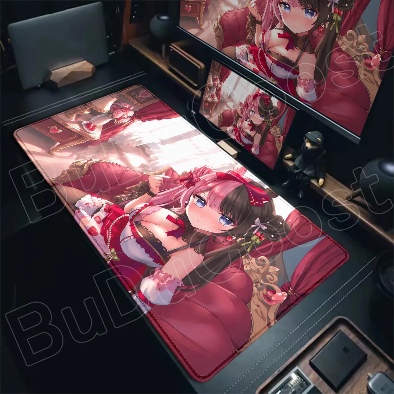 Tappetino per mouse XXL grande VSPO Kawaii Hinano Tachibana, tappetino esteso in gomma per tastiera computer, accessori da gaming per PC, stampa HD, tappetino per laptop