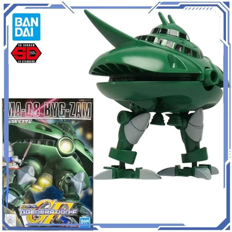 Originale Genuino SD BB GG 56 MA-08 BYG-ZAM Gundam Gunpla Modello Assemblato Azione Anime Figura Mobile Vestito Regalo