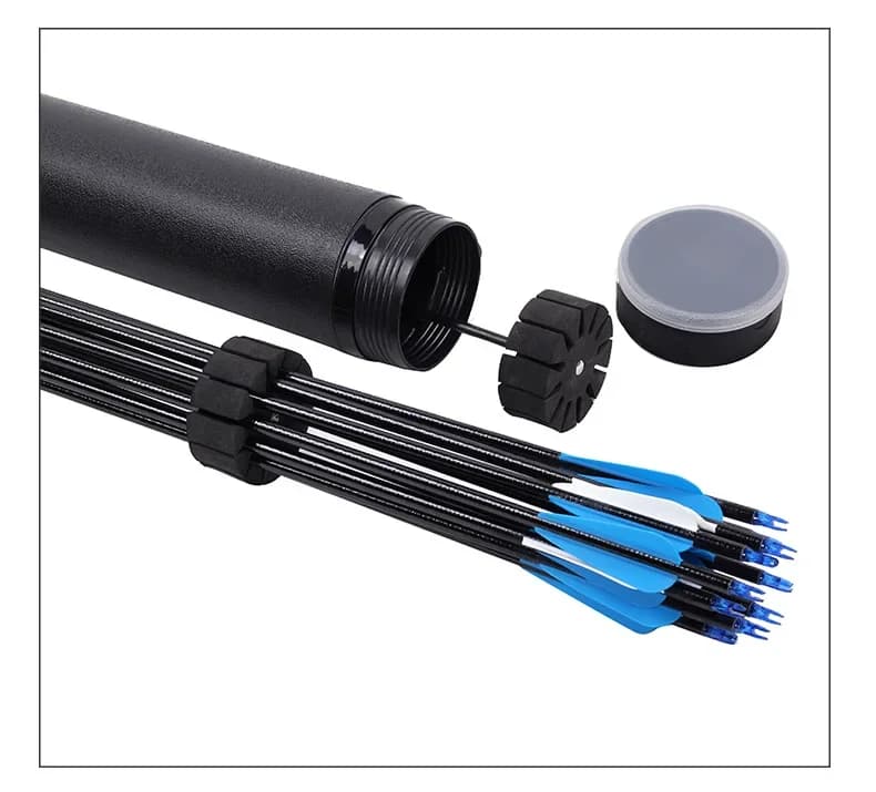 1/2pcs EVA Split Freccia Telaio Supporto Arco Composto Rotondo Faretra Tenere 12 Frecce Rack Frecce di Stoccaggio Protezione Separatore Accessorie