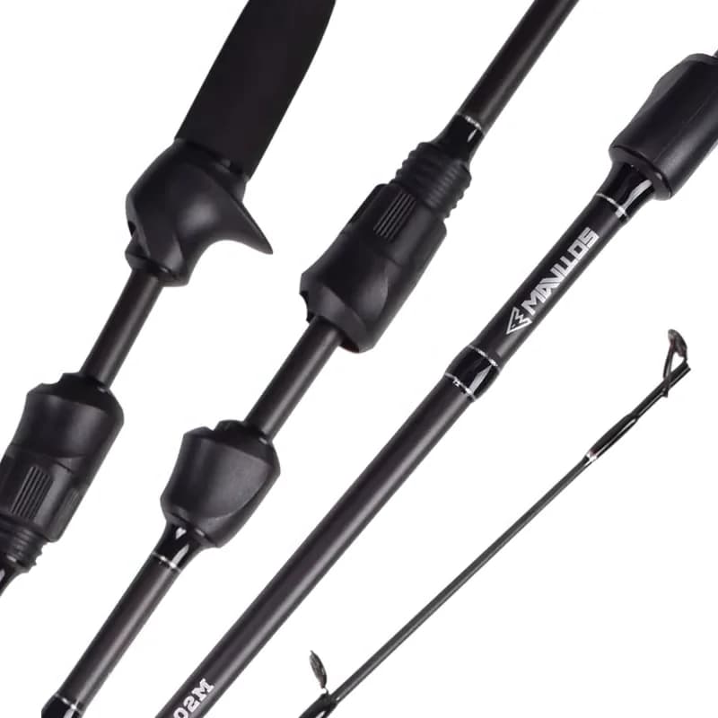 Mavllos risolute Superhard Bass Spinning Rod Line 15-25lb Lure 14-35g 1.8m Hollow MH Tip Canna da pesca in carbonio leggero