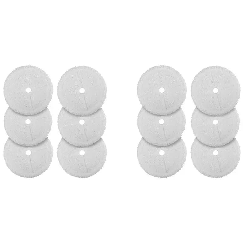ABJI-Steam Mop Pads di ricambio per Bissell 3115 2859 Series Spinwave Wet And Dry Robot Vacuum, panni riutilizzabili, confezione da 12