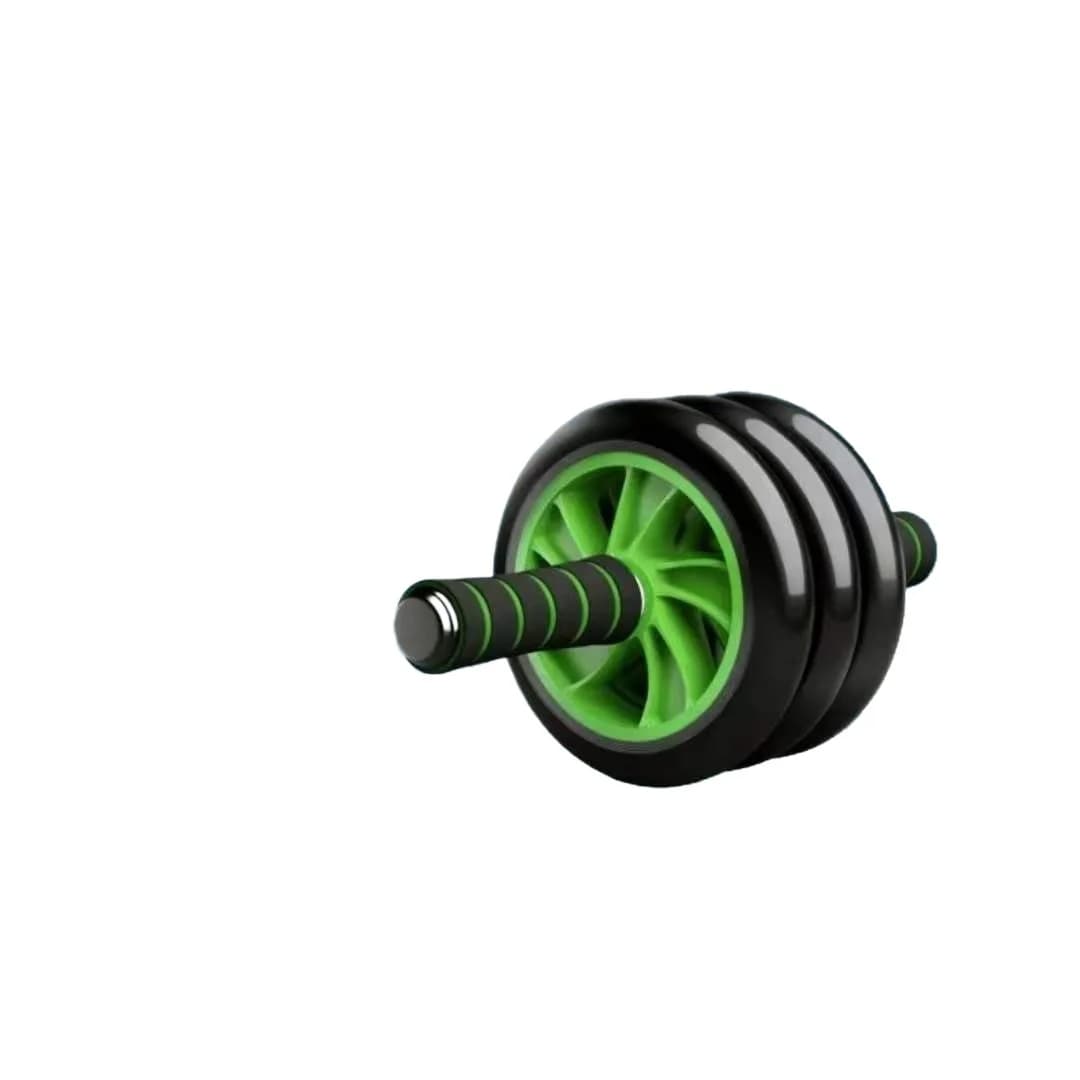Ab Roller Wheel Dual Triple Core Exercise Home Gym Fitness Equipment Silent Men Women