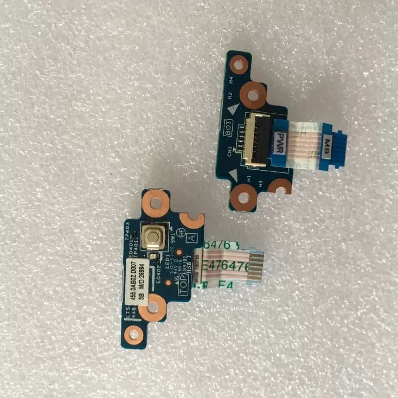 Nuova scheda originale e piccola scheda con pulsante di accensione per Lenovo ThinkPad T580 P52S