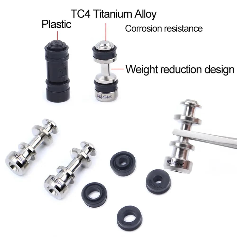 XT M8000 M7000 Anello di tenuta Parte bici Leva freno Pistone Lega di titanio Mountain Bicycle Ciclismo Pistone Rod