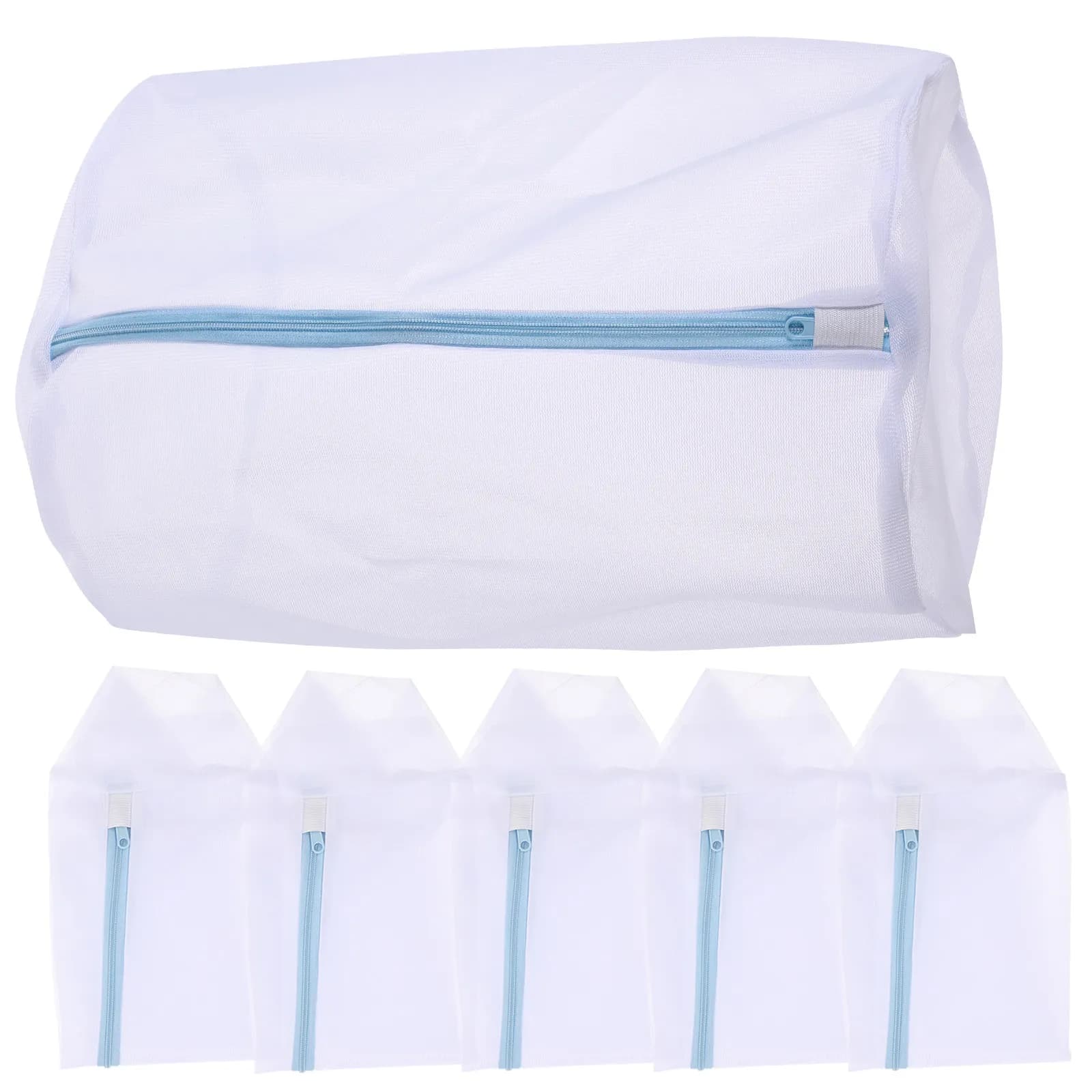 5 bags for underwear to wash delicate linen, bags for washing delicate underwear, reusable organizer for storage in washing machine